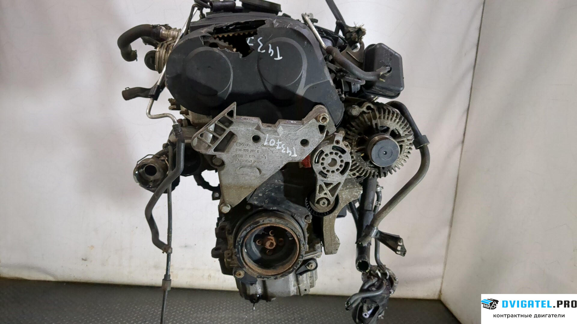 Двигатель Volkswagen Passat 6 2005 - 2010 BKP 2 л., Дизель, TDI, артикул 9285273