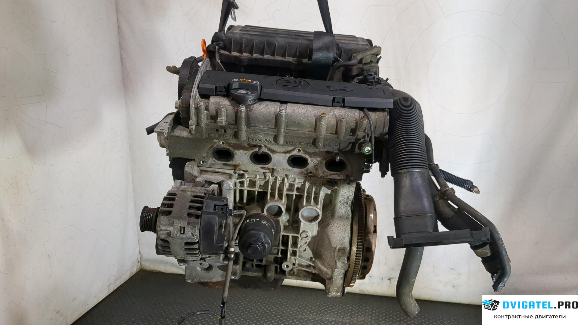 Двигатель Seat Ibiza 4 2008 - 2012 BXW 1.4 л., Бензин, Инжектор, артикул 9281838