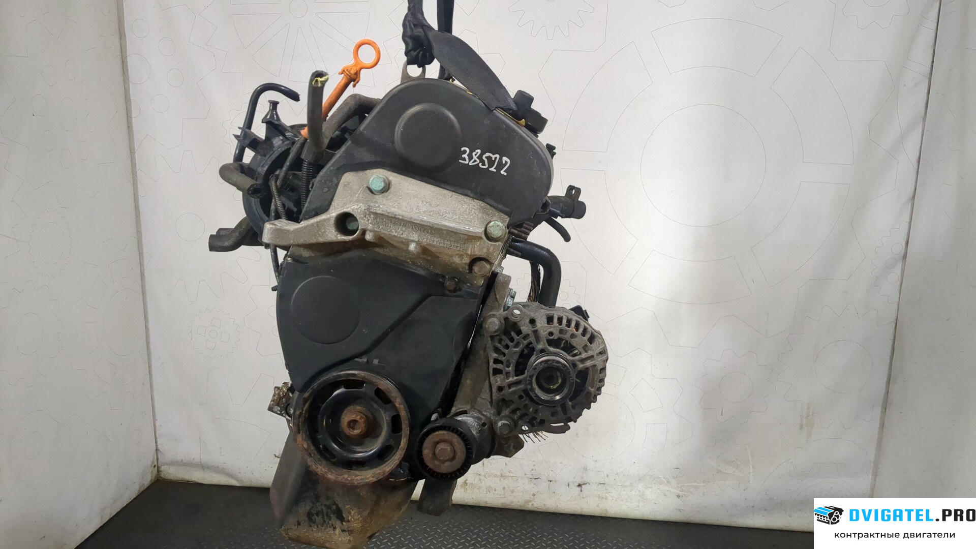 Двигатель Seat Ibiza 3 2001 - 2006 BKY 1.4 л., Бензин, Инжектор, артикул 9138165