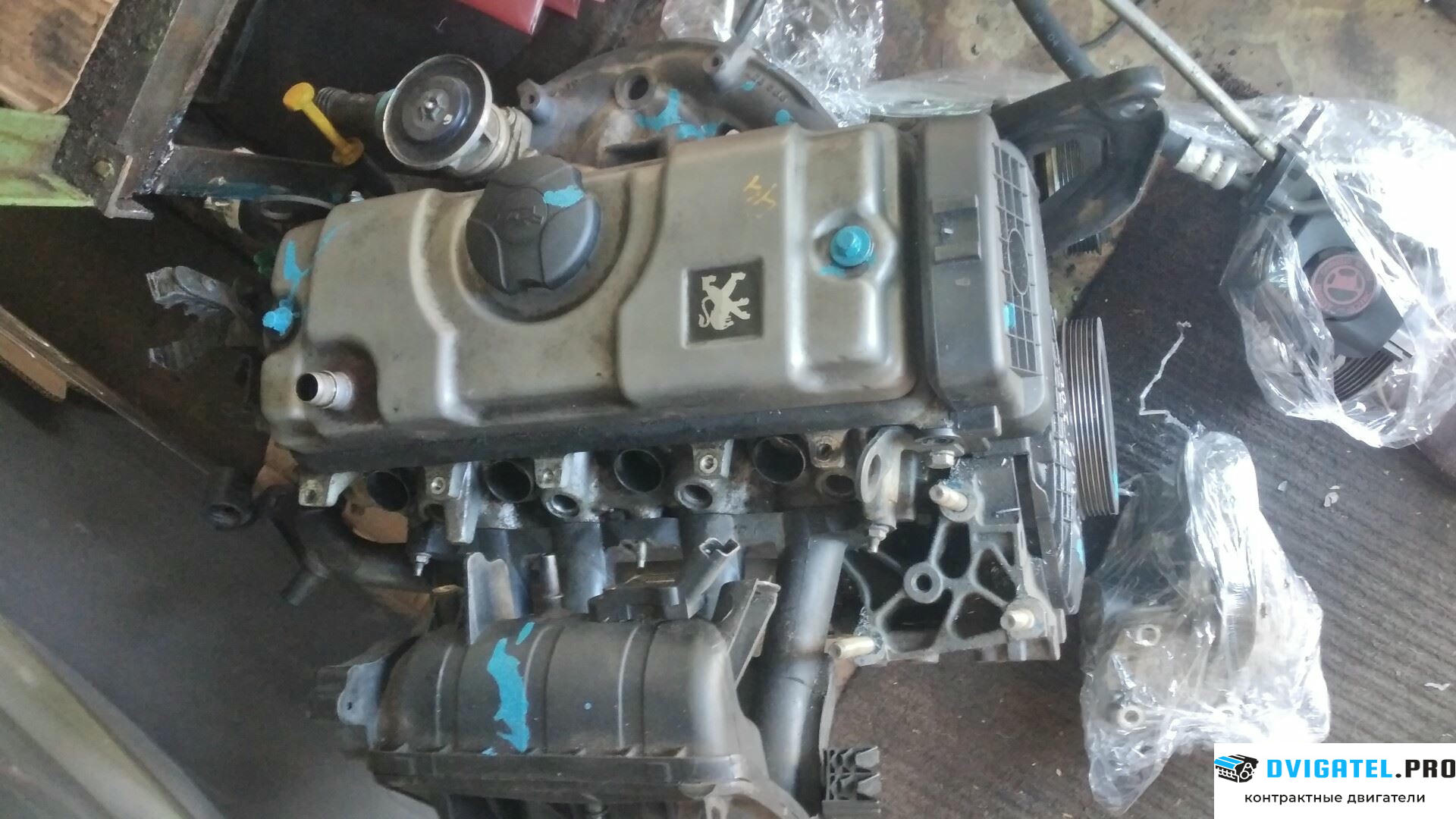 Двигатель Peugeot 206 HFX, HFZ 1.1 л., Бензин, Инжектор, артикул 8827950